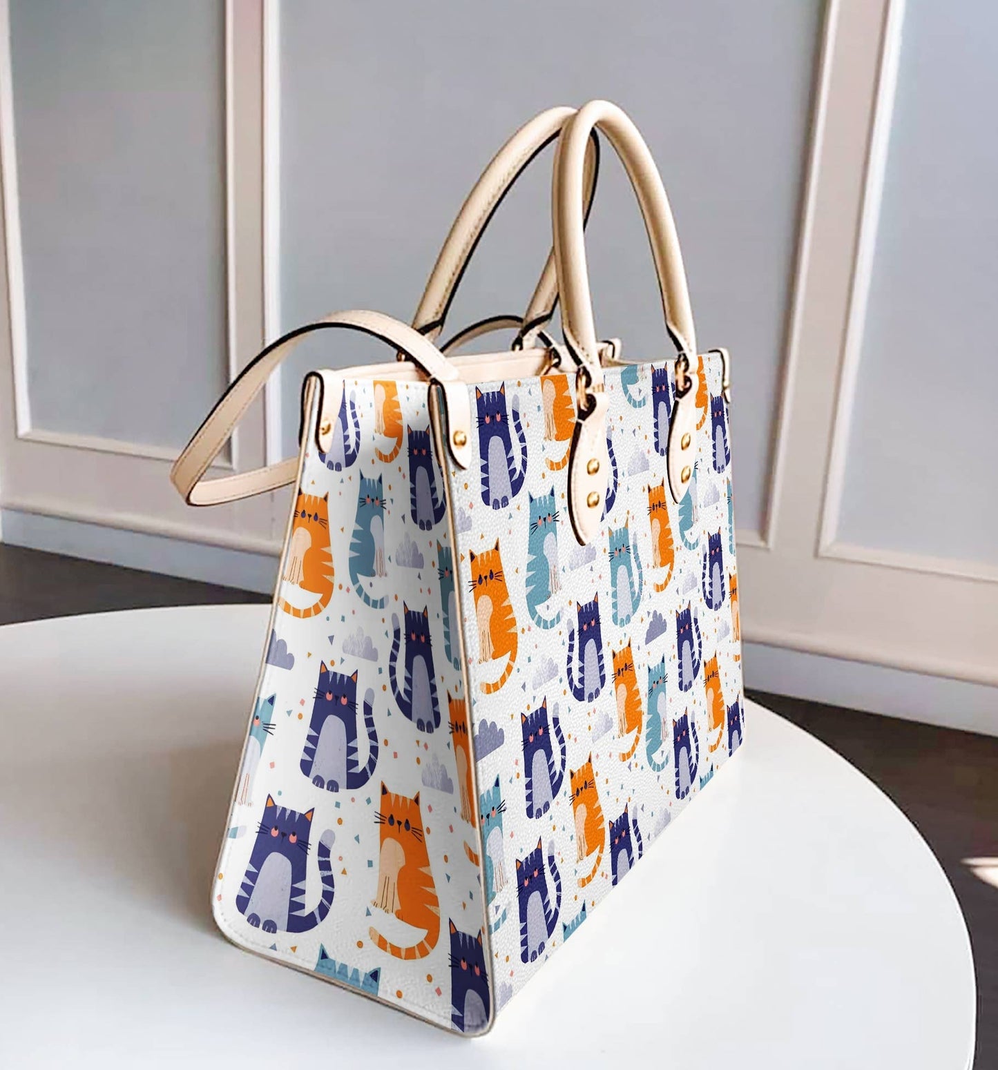 Leather Bag Cat Leather Bag Adorable Cats