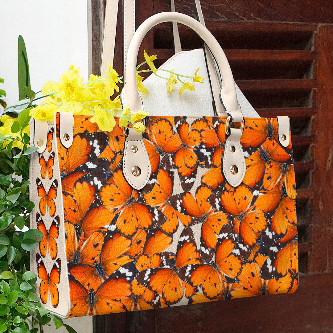 Leather Bag Butterfly Leather Bag Graceful Butterfly