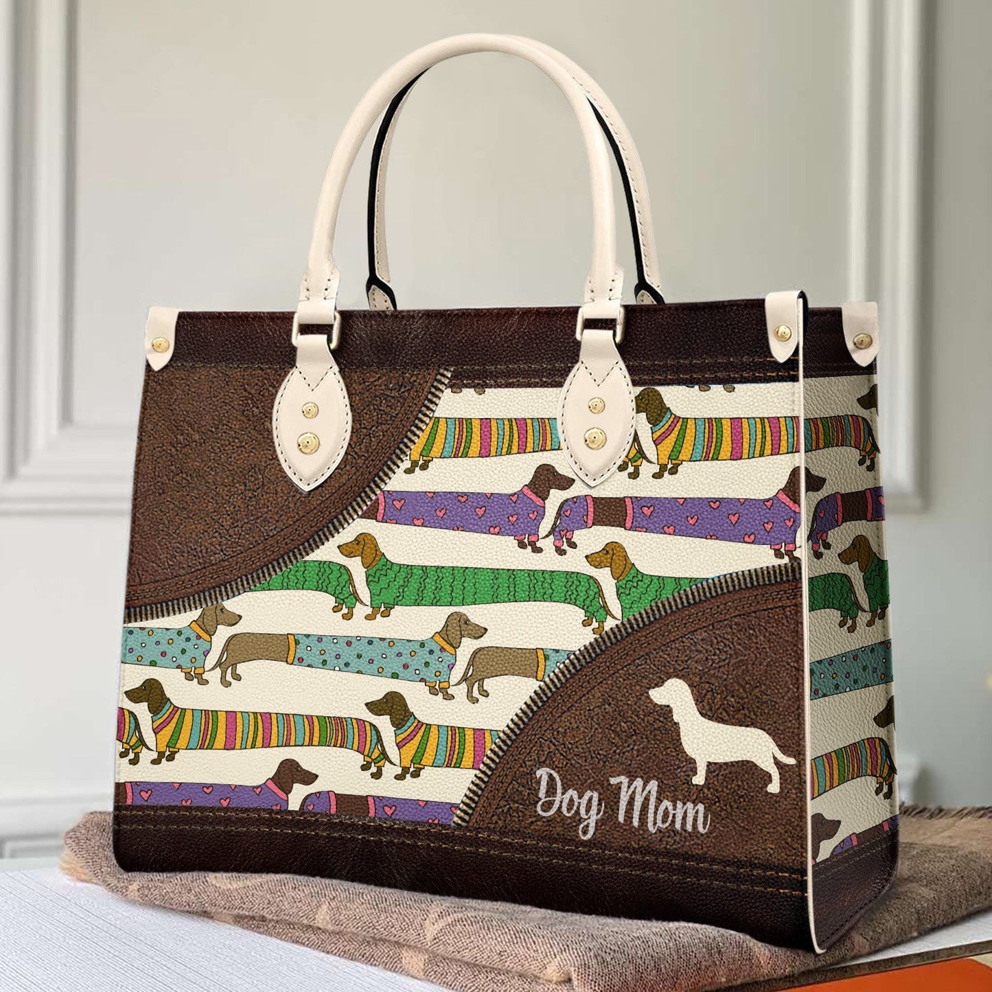 Leather Bag Dachshund Leather Bag Dog Mom