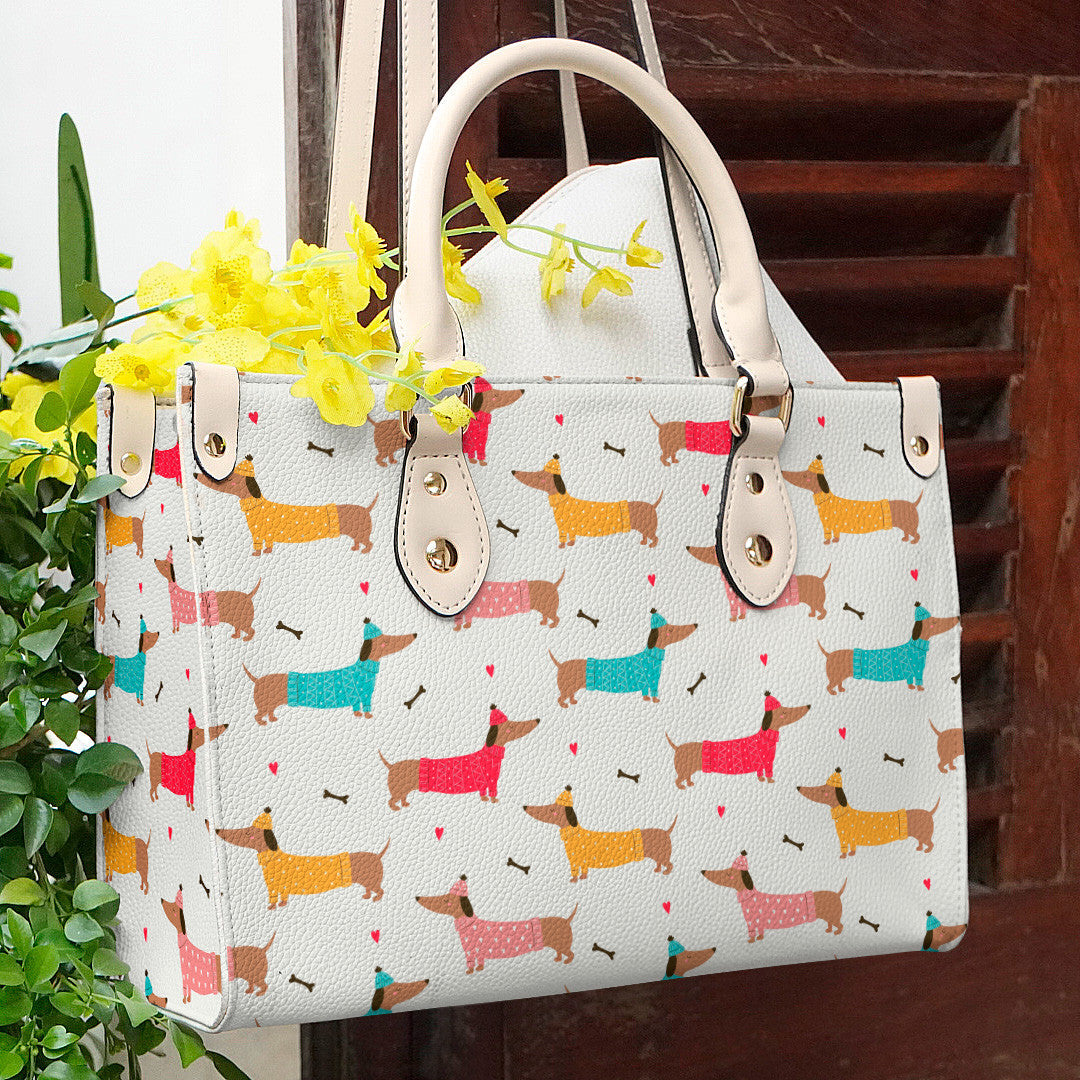 Leather Bag Dachshund Leather Bag Stylish Dachshund