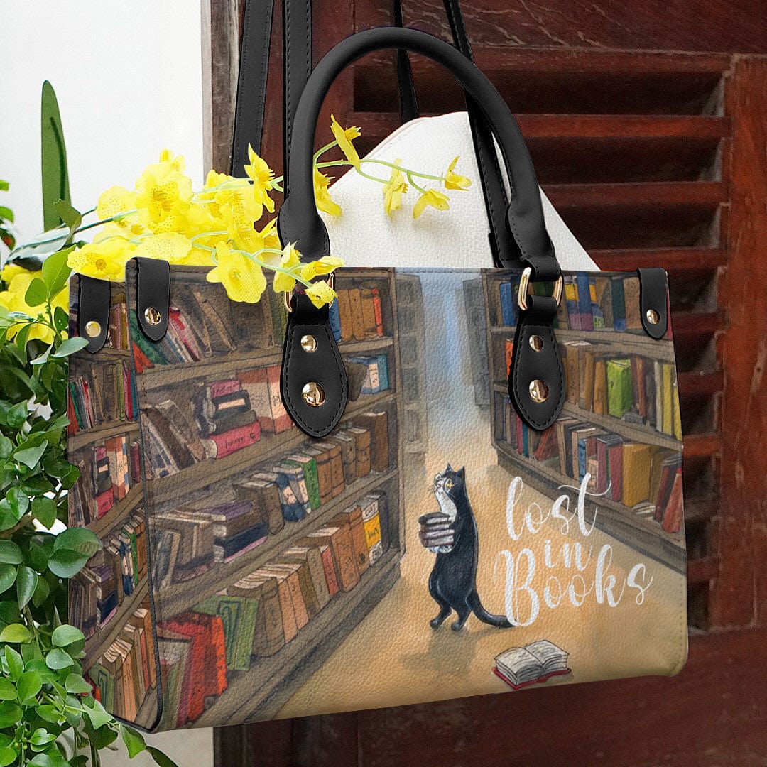 Leather Bag Reading Leather Bag Lost in books