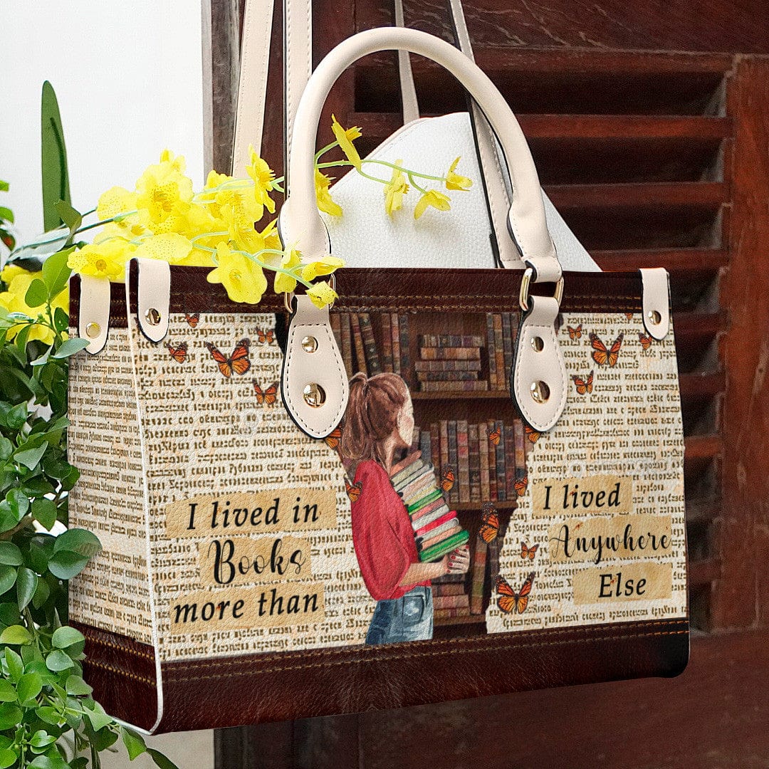 Leather Bag Reading Leather Bag Lived in books