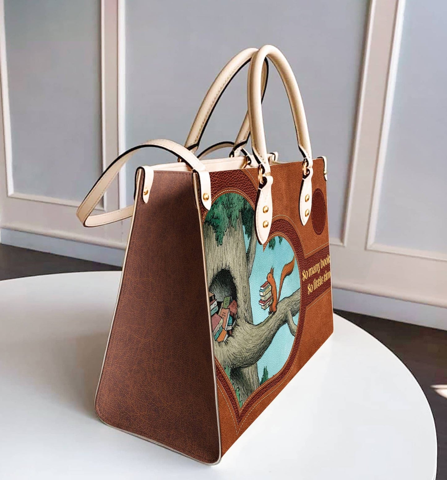 Leather Bag Reading Leather Bag So Many Books