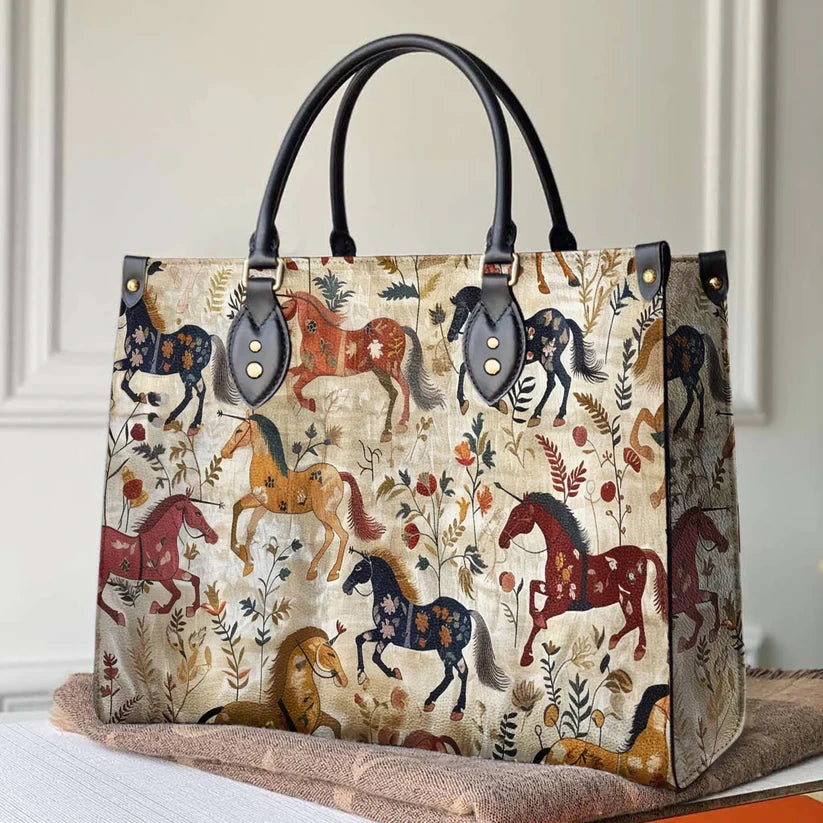 Wild Horse Gallop Leather Bag