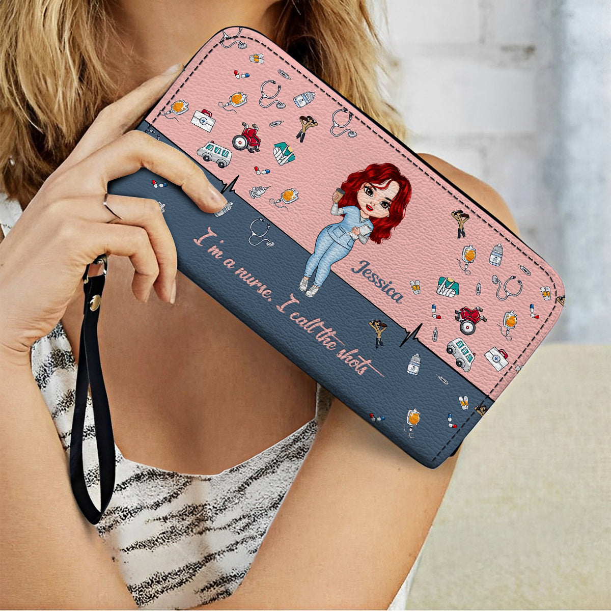 She Believed She Could So She Did - Personalized Wallet