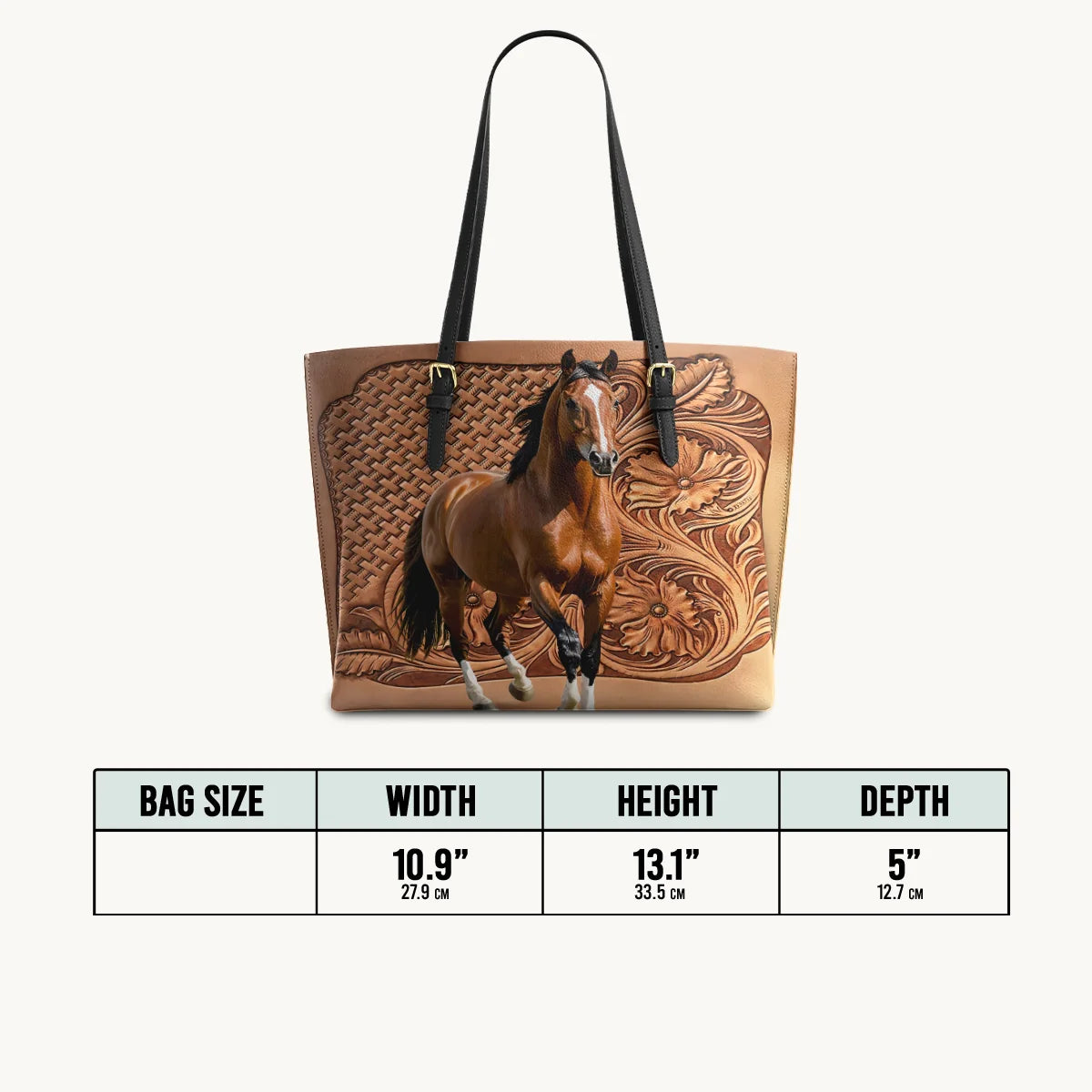 Horse Legacy Leather Tote Bag