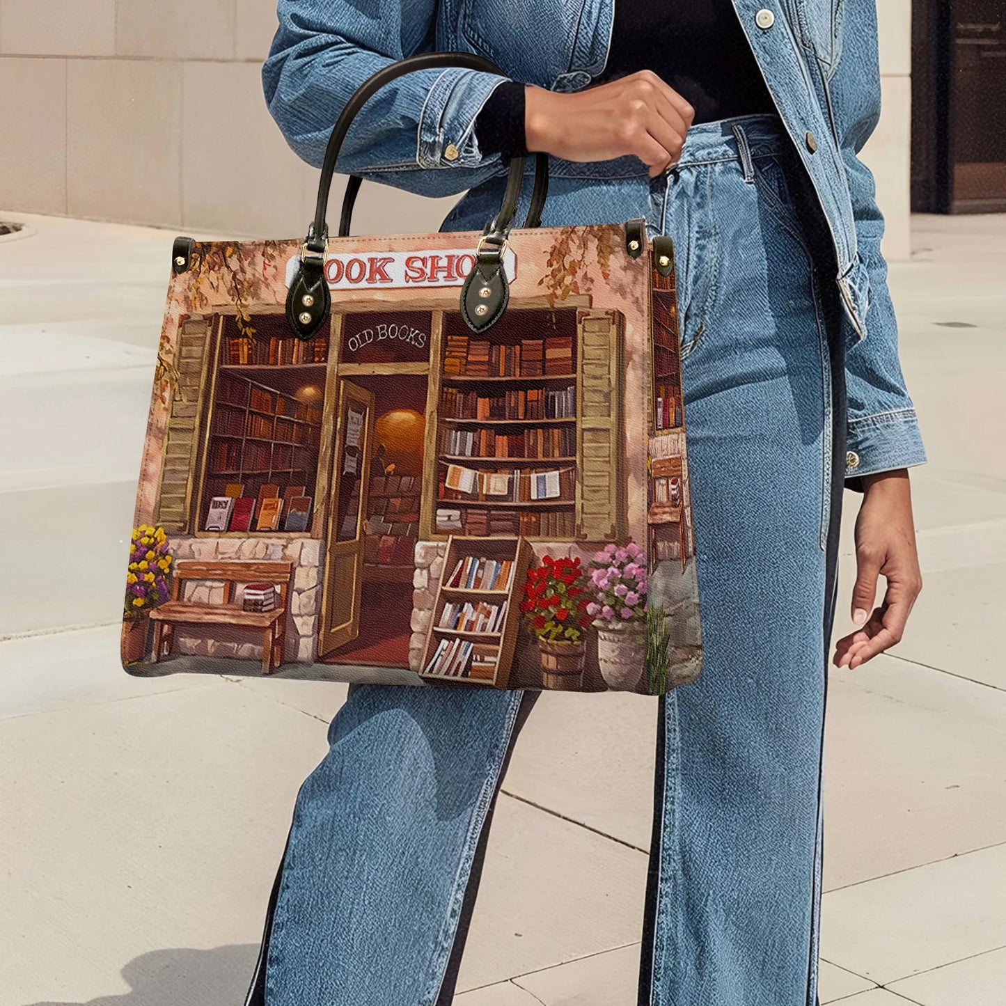 Leather Bag Reading Leather Bag Book Shop