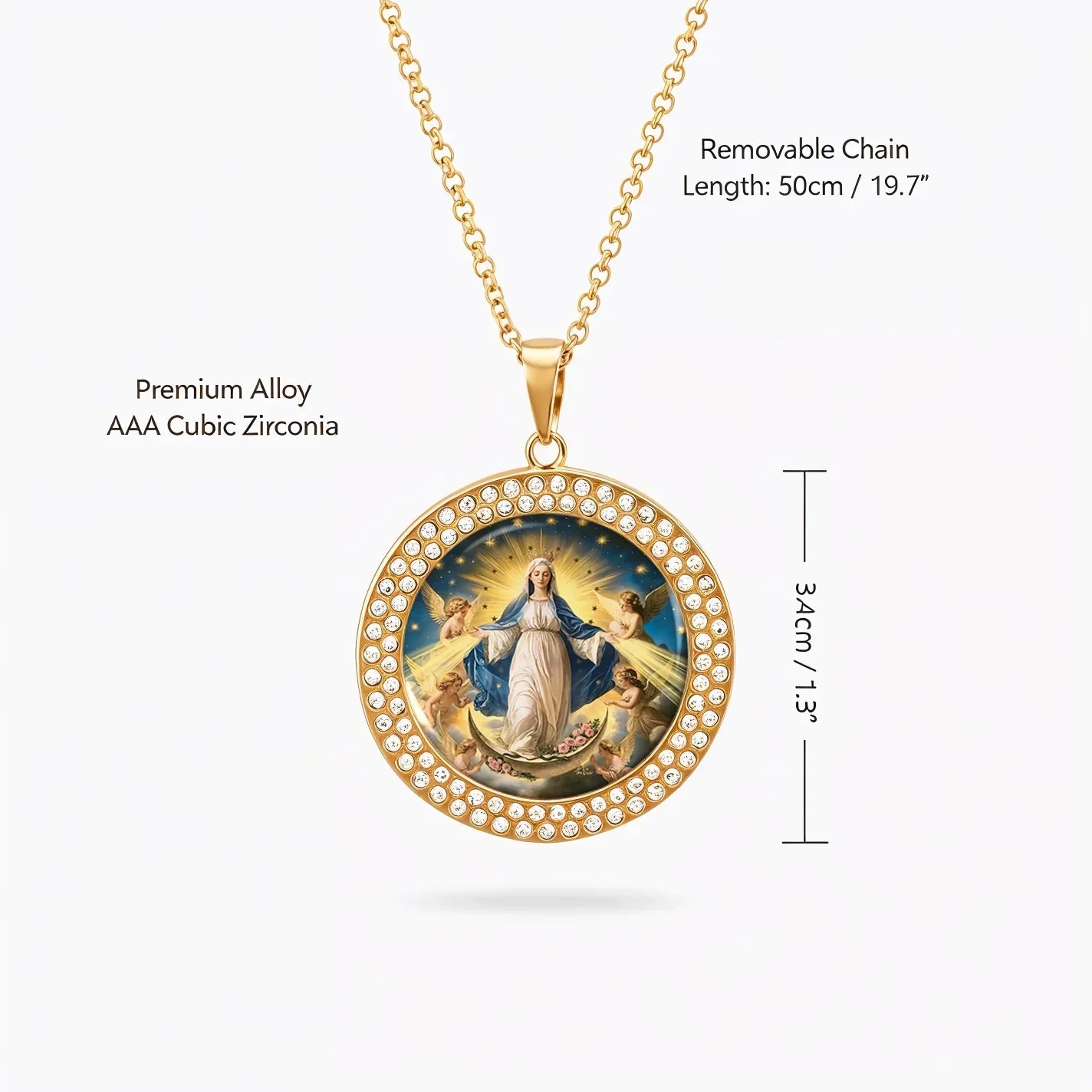 Necklace Heavenly Grace Medallion