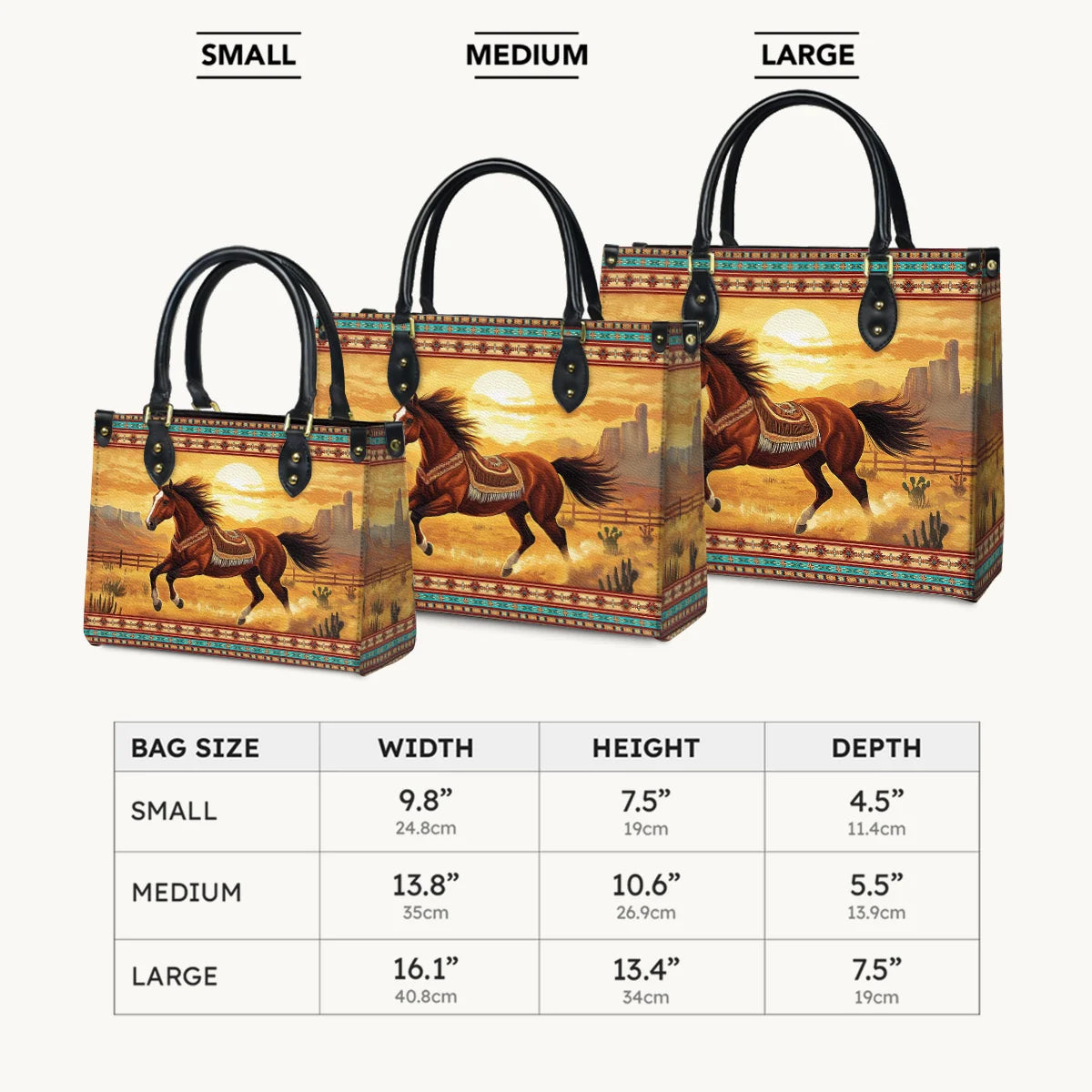 Spirit Horse Leather Bag
