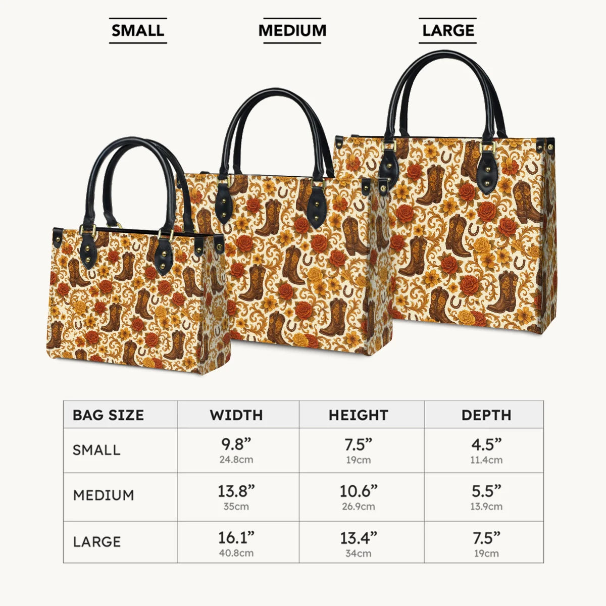 Blossom Boots Leather Bag