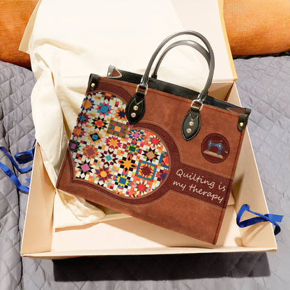  Leather Bag Quilting Leather Bag My Therapy