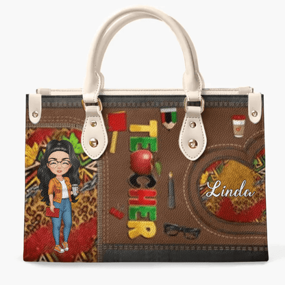  Leather Bag Teacher Personalized Bag Juneteenth Teacher