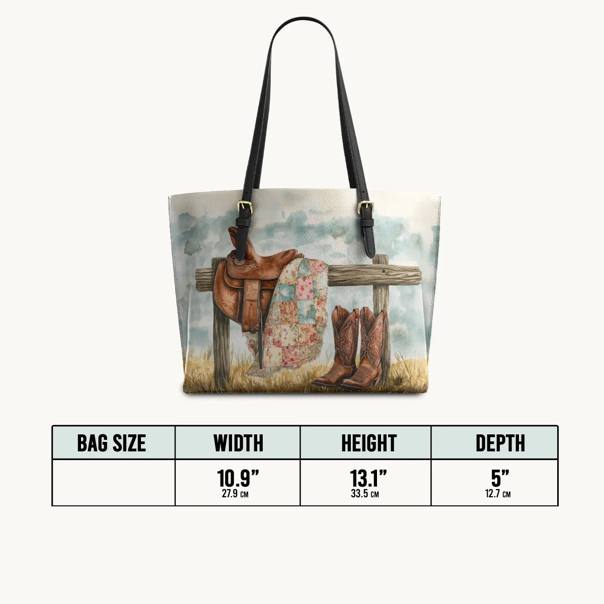  Prairie Rest Leather Tote Bag