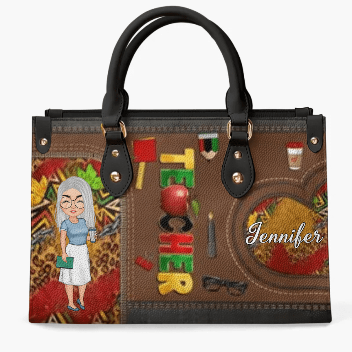  Leather Bag Teacher Personalized Bag Juneteenth Teacher