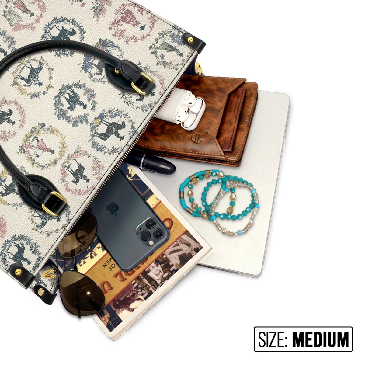 Wildflower Waltz Leather Bag