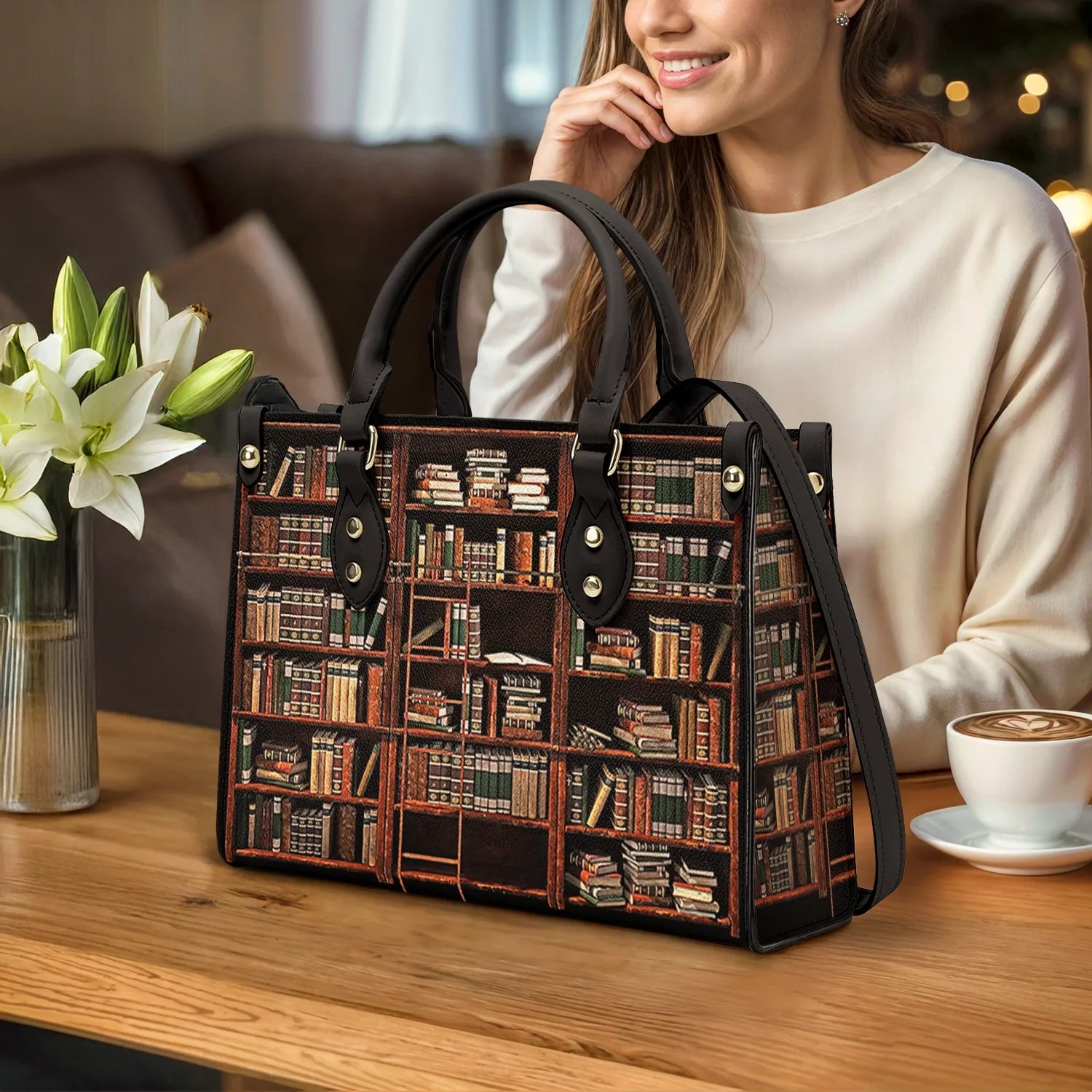  Leather Bag Reading Leather Bag Vintage Bookcase