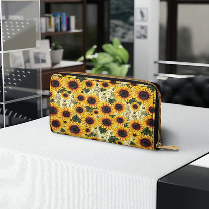  Leather Clutch Purse Sunflower Legacy - Grandma, Mom & Daughter Edition