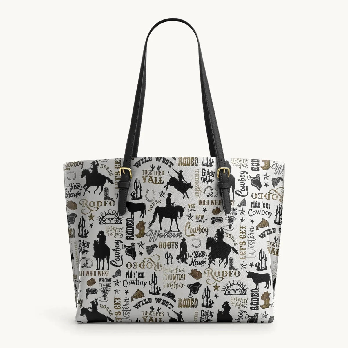  Rodeo Spirit Leather Tote Bag