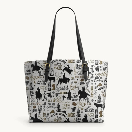  Rodeo Spirit Leather Tote Bag