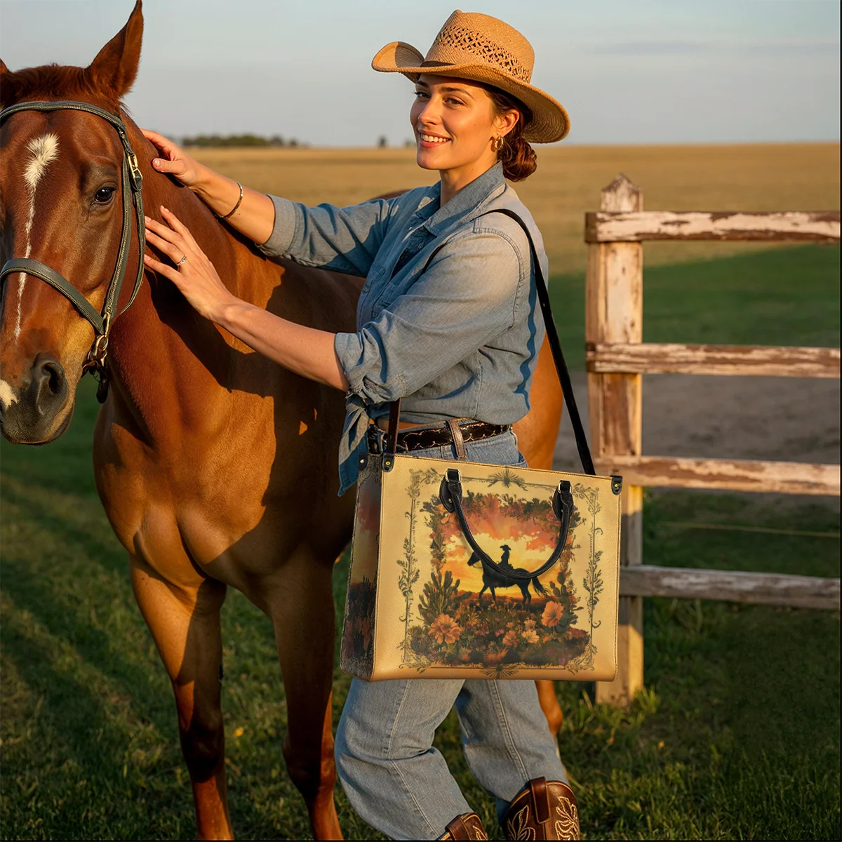  Desert Bloom Ride Leather Bag