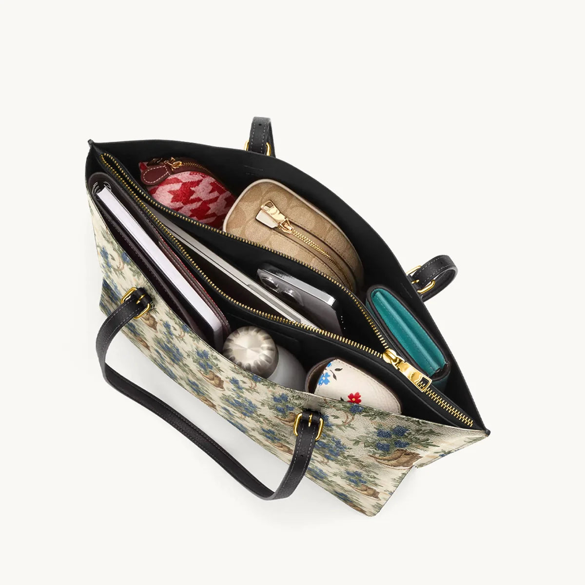  Texan Bloom Leather Tote Bag