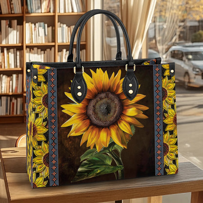  Leather Bag Sunflower Faith Hope