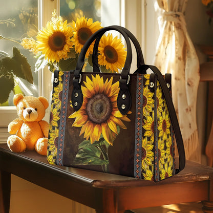  Leather Bag Sunflower Faith Hope