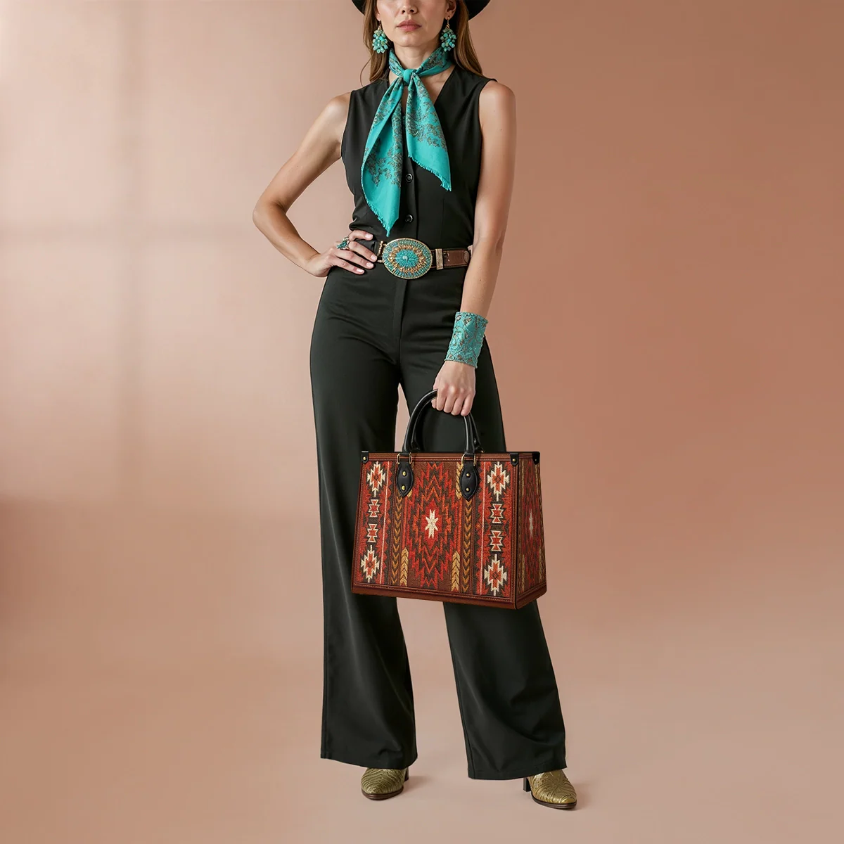  Blazing Star Leather Bag