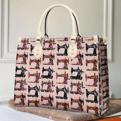  Leather Bag Sewing Leather Bag Floral Sewing Machine