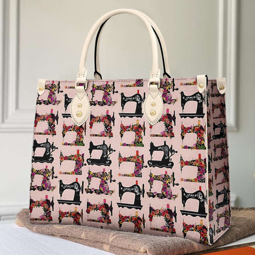  Leather Bag Sewing Leather Bag Floral Sewing Machine