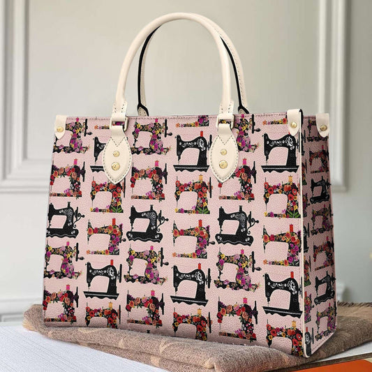  Leather Bag Sewing Leather Bag Floral Sewing Machine