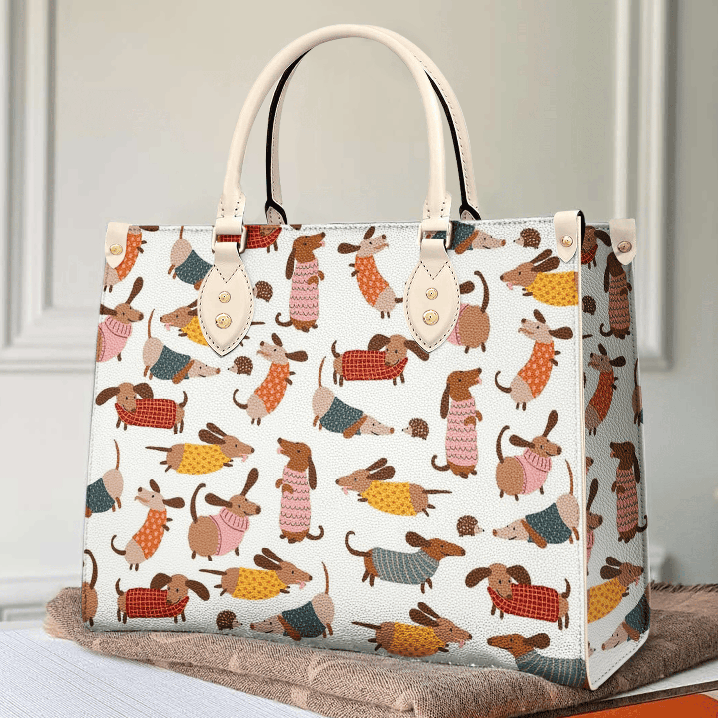  Leather Bag Dachshund Bag Traditional Cute
