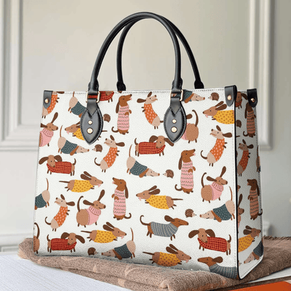  Leather Bag Dachshund Bag Traditional Cute
