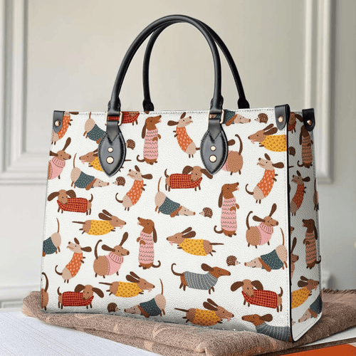  Leather Bag Dachshund Bag Traditional Cute