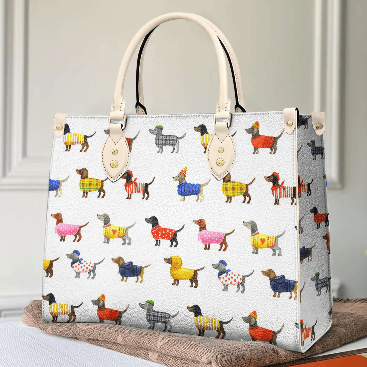  Leather Bag Dachshund Bag Traditional Cute 2