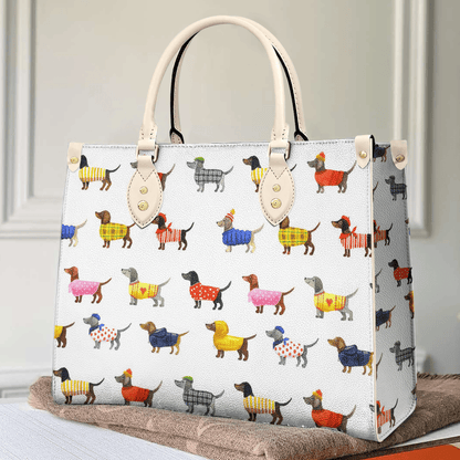  Leather Bag Dachshund Bag Traditional Cute 2
