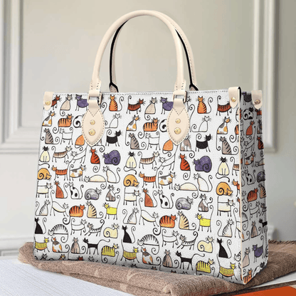  Leather Bag Cat Bag Traditional Cat pattern 1