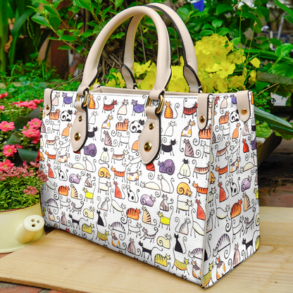  Leather Bag Cat Bag Traditional Cat pattern 1