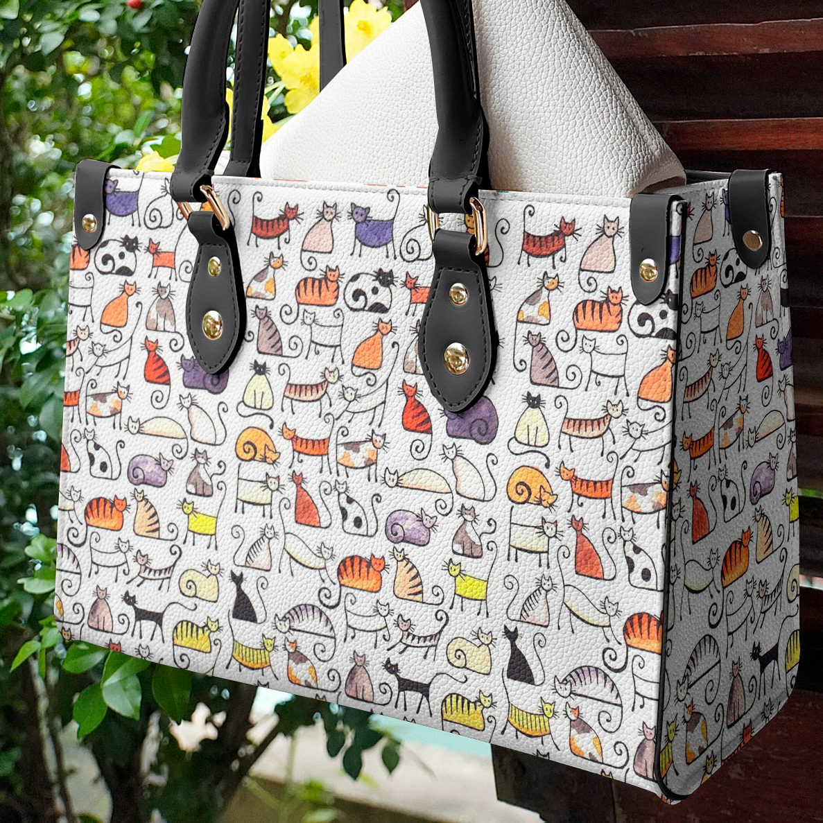  Leather Bag Cat Bag Traditional Cat pattern 1