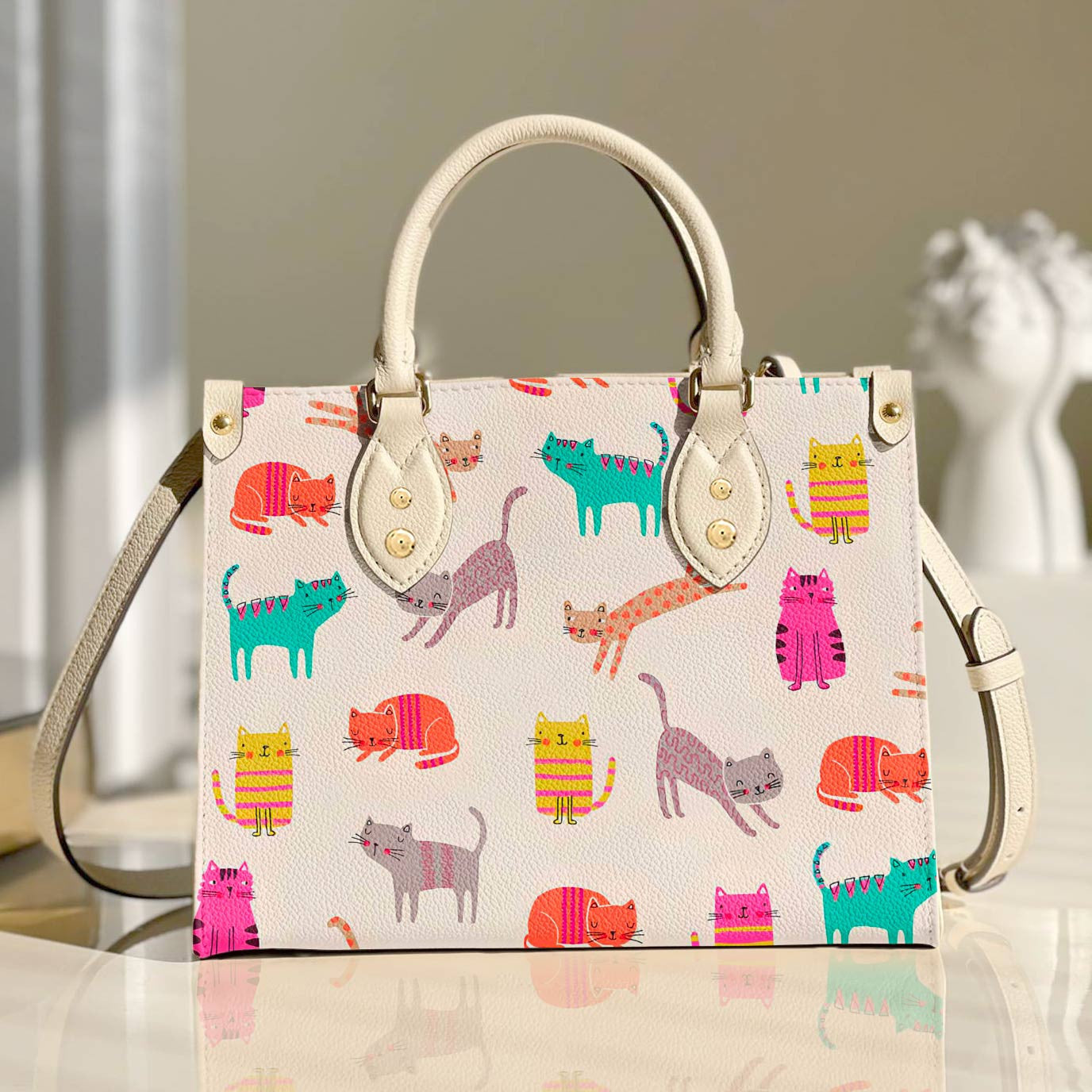  Leather Bag Cat Leather Bag Lovely Cats