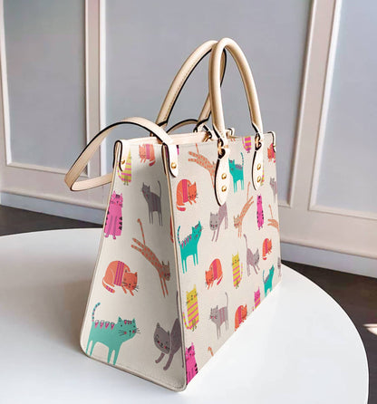  Leather Bag Cat Leather Bag Lovely Cats