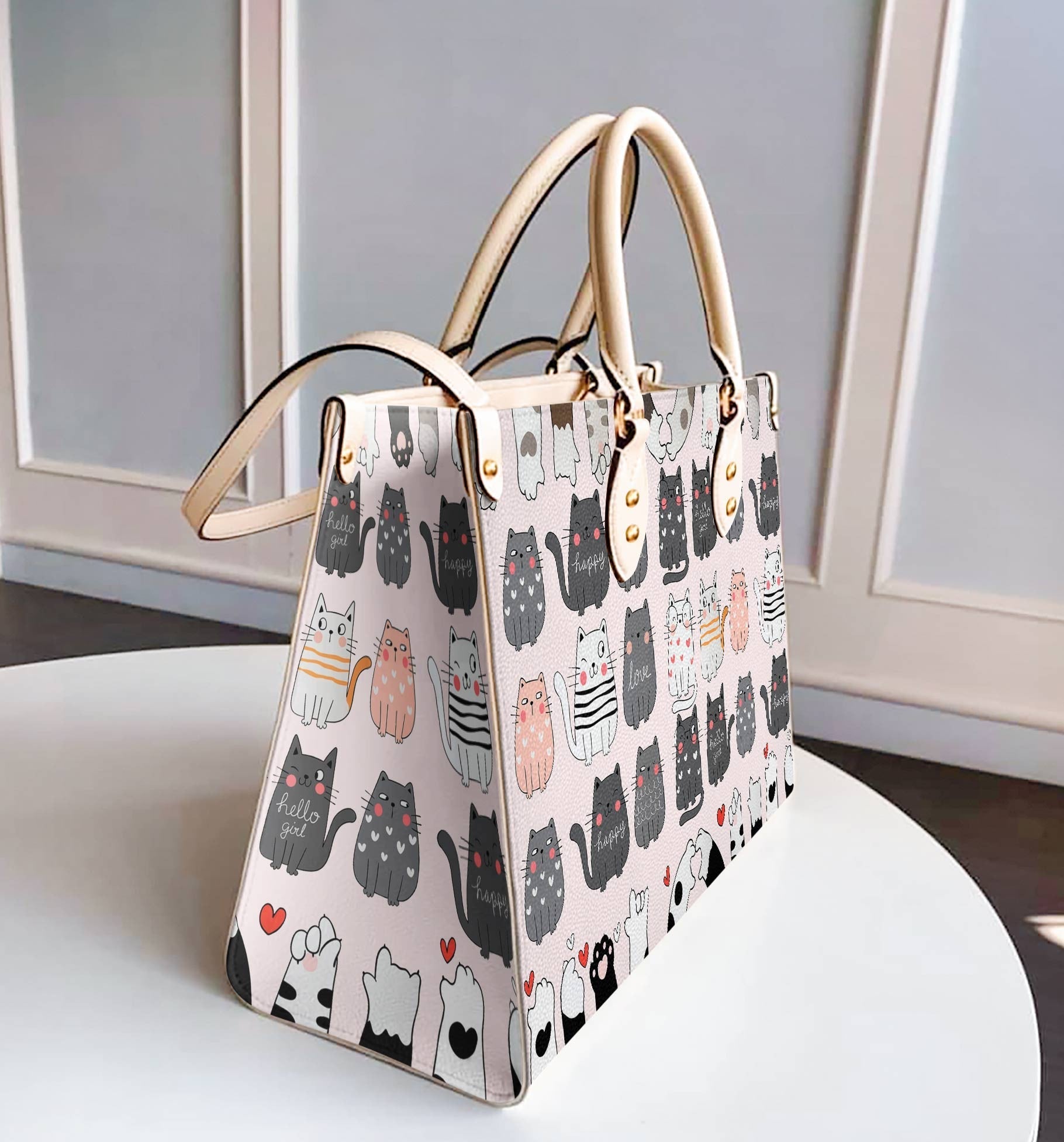  Leather Bag Cat Leather Bag Cute Cats