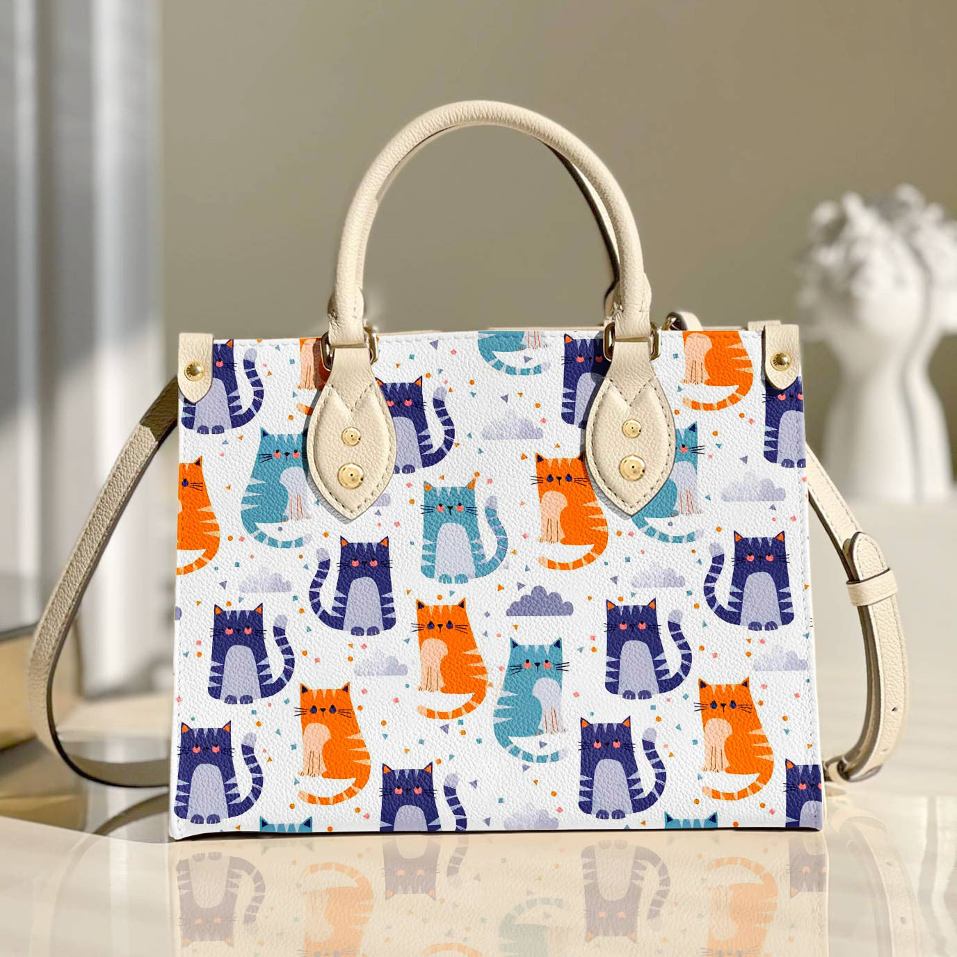  Leather Bag Cat Leather Bag Adorable Cats