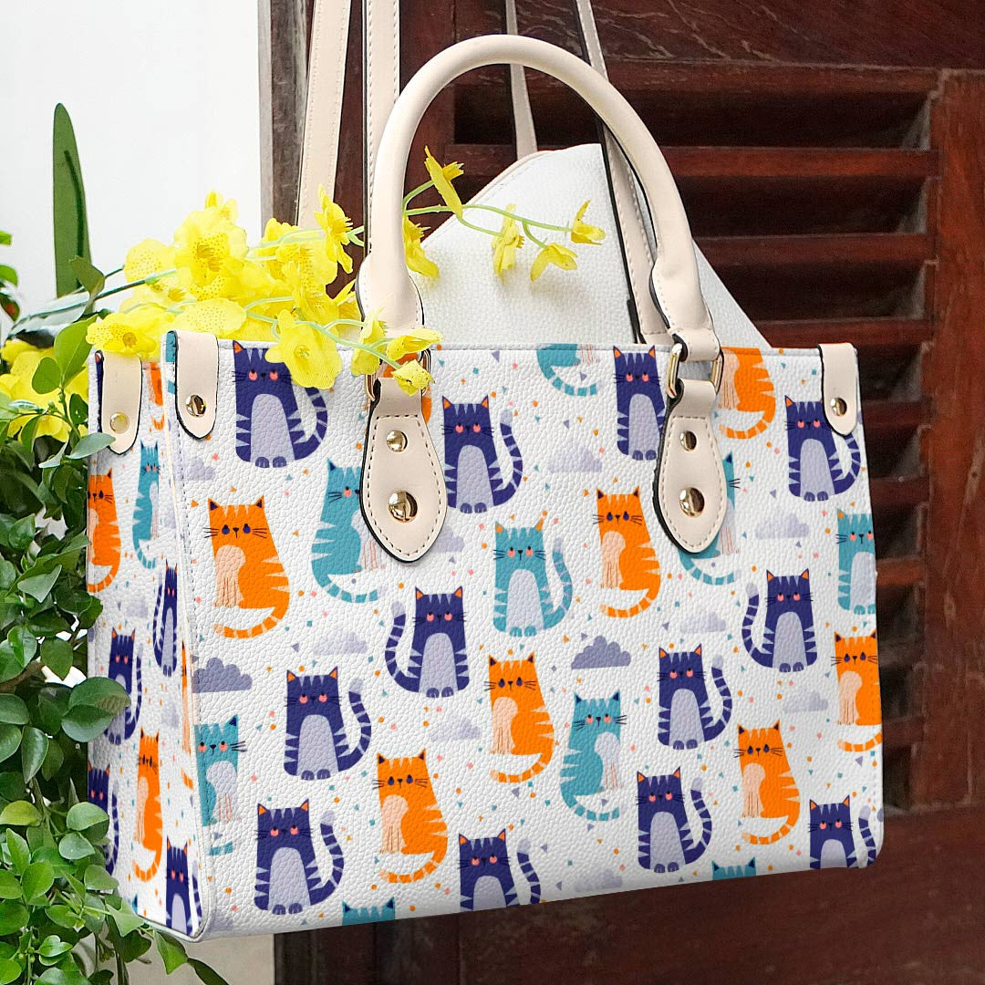  Leather Bag Cat Leather Bag Adorable Cats
