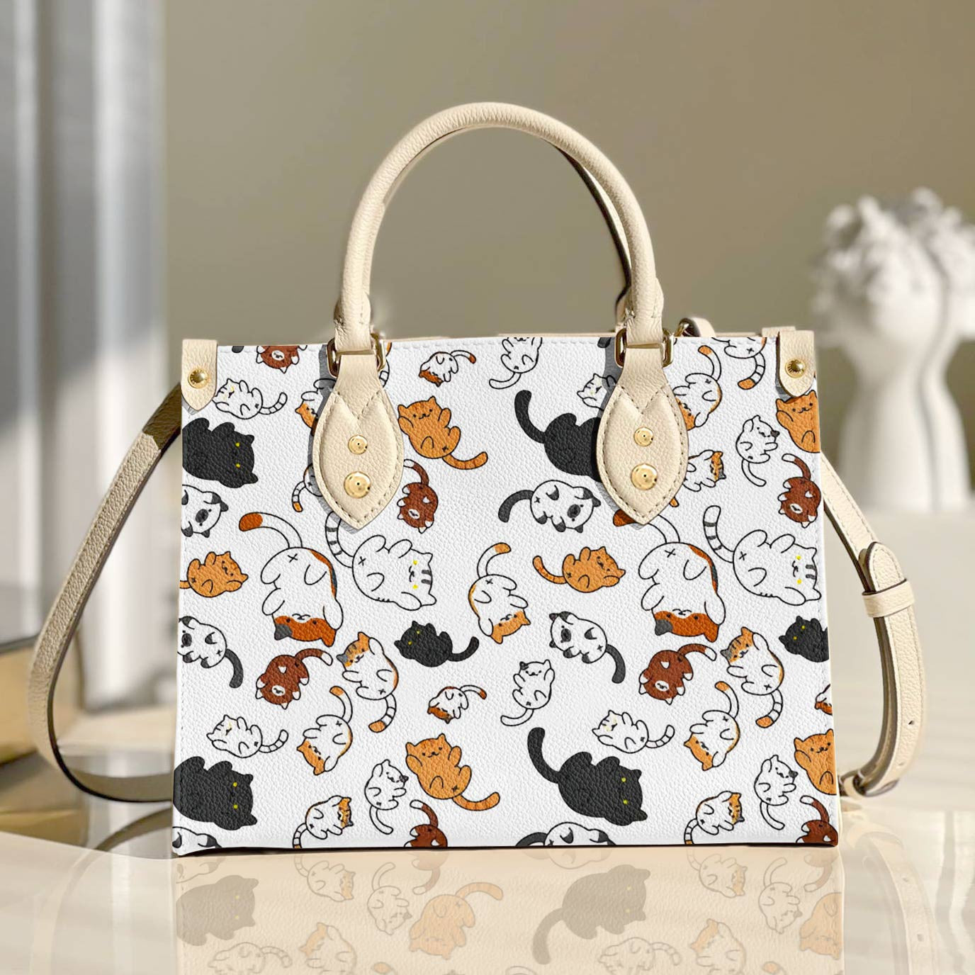  Leather Bag Cat Leather Bag Naughty Cats