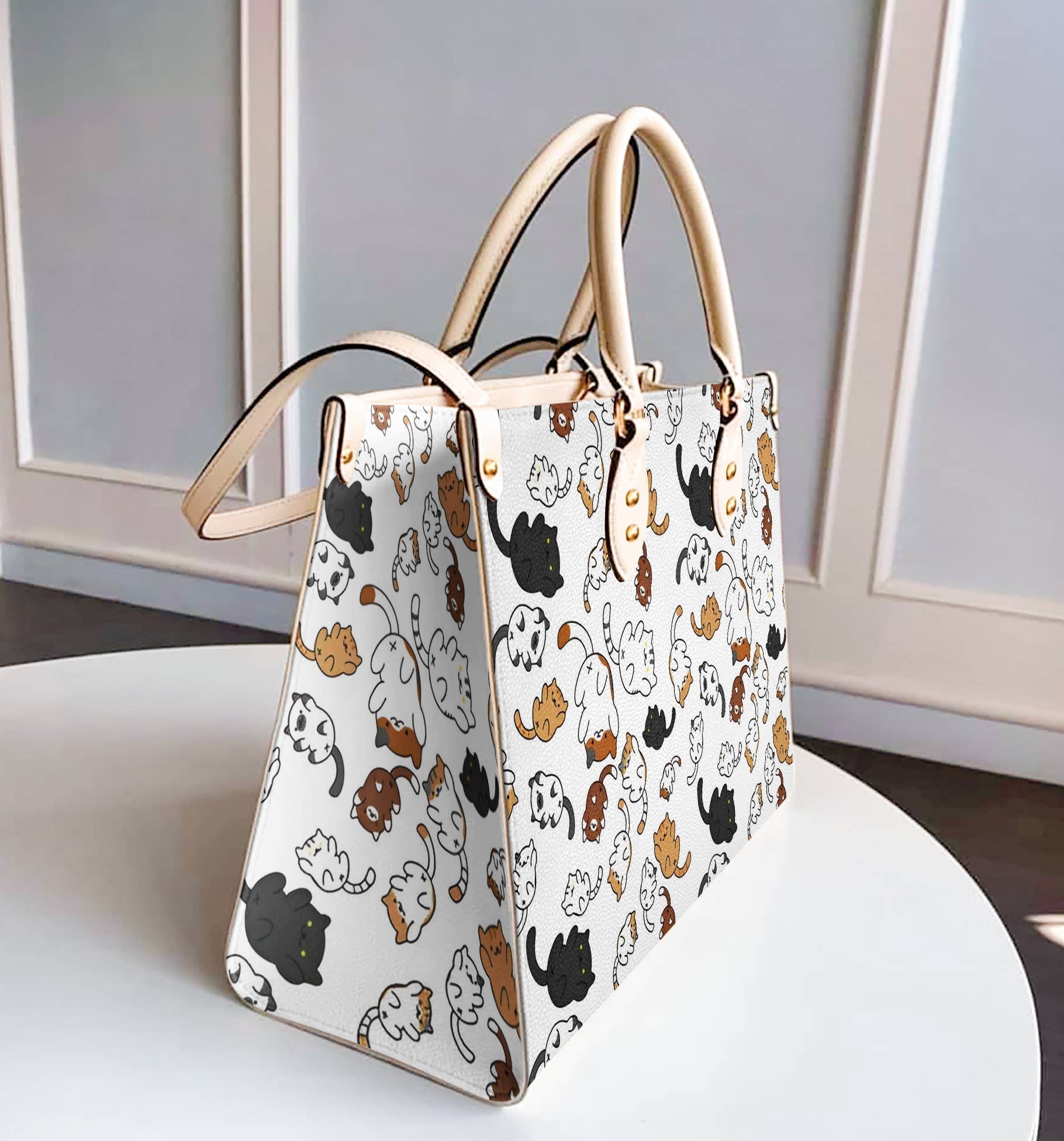  Leather Bag Cat Leather Bag Naughty Cats