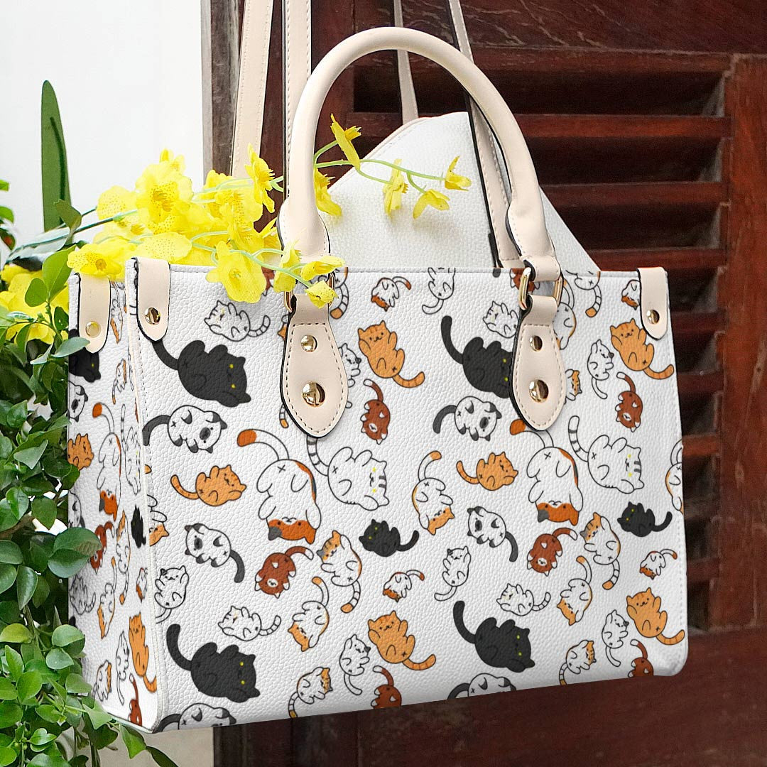  Leather Bag Cat Leather Bag Naughty Cats