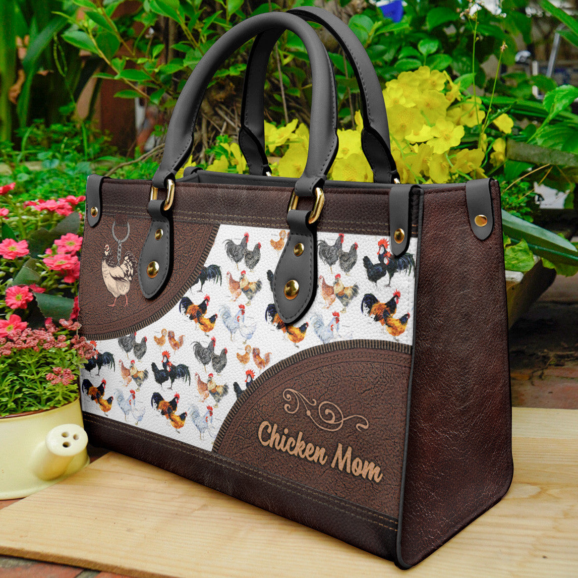  Leather Bag Chicken Leather Bag Chicken Mom