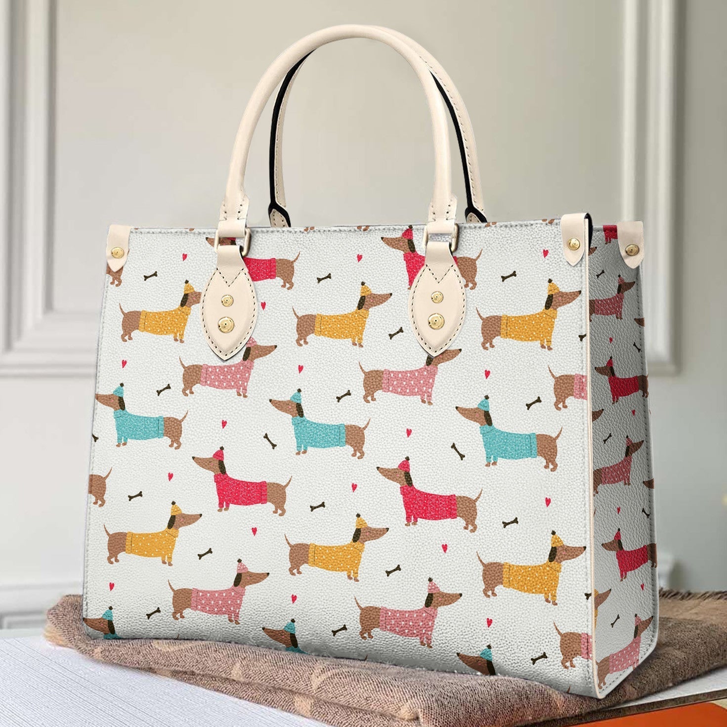  Leather Bag Dachshund Leather Bag Stylish Dachshund