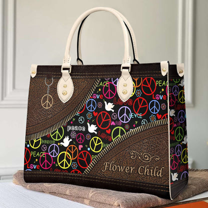  Leather Bag Hippie Leather Bag Flower Child